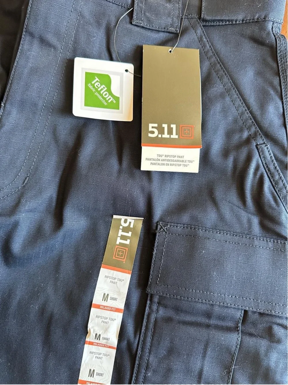 5.11 Tactical Ripstop TDU Cargo Pants Dark Navy Men’s Medium Short New With Tags
